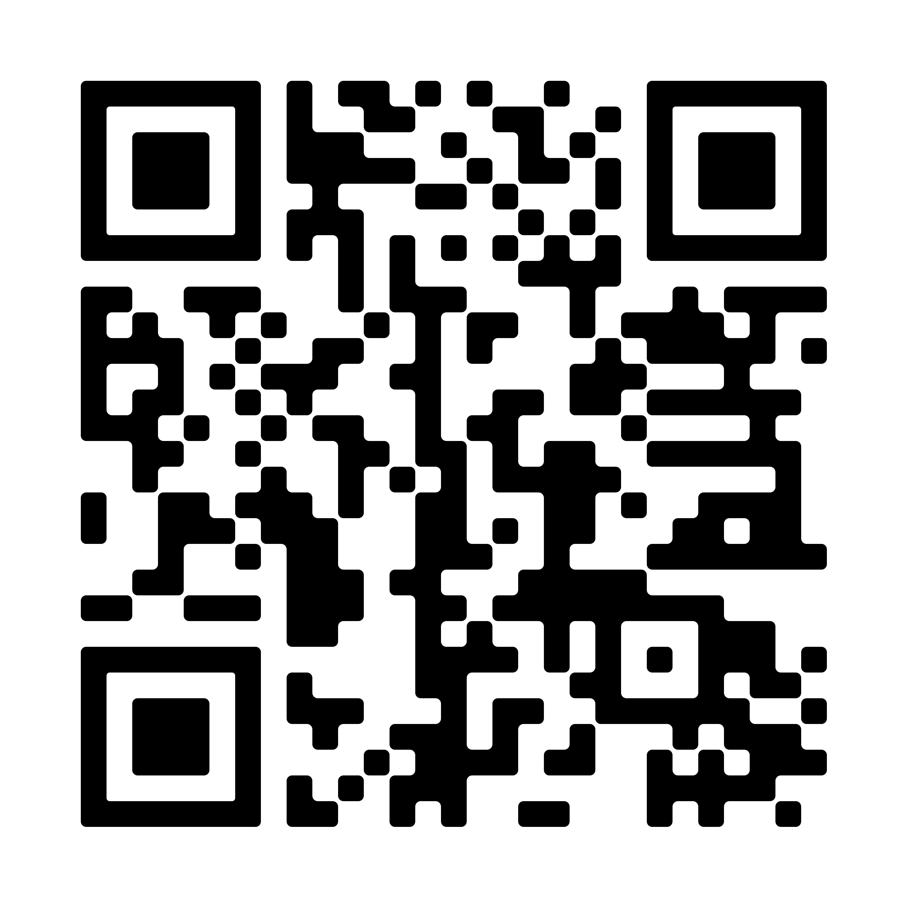 QR code for the online menu of Vespa Pizza Mirtos